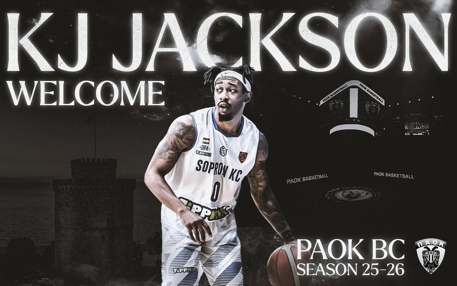 Ο ΠΑΟΚ καλωσόρισε τον Κέι Τζέι Τζάκσον