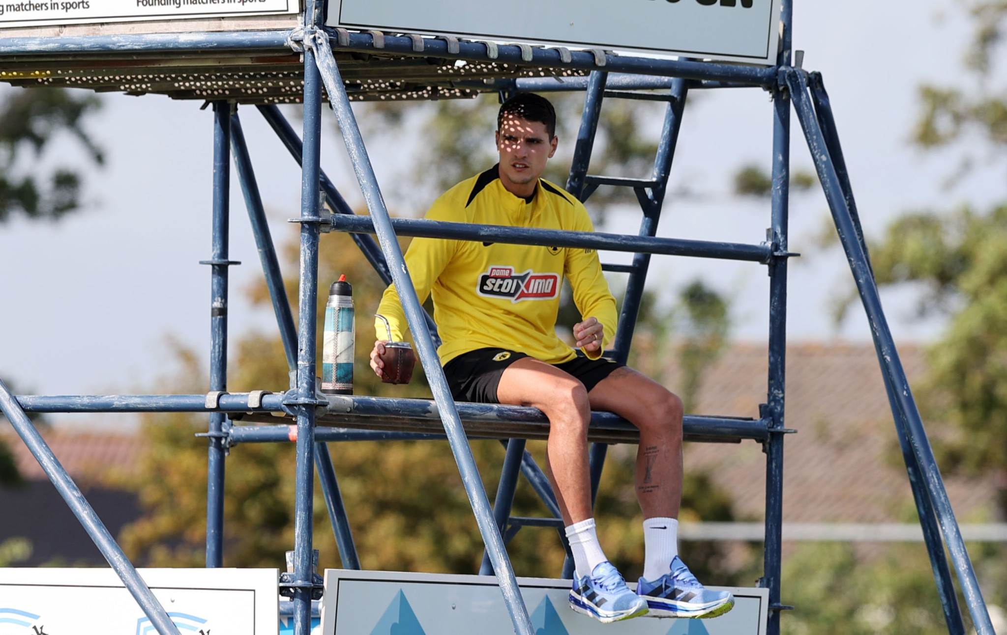 Ο Λαμέλα ανέβηκε σε σκαλωσιά για την ΑΕΚ