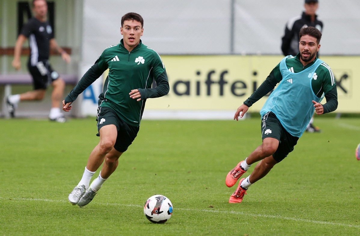 «Έβρεξε» γκολ στην απογευματινή προπόνηση του Παναθηναϊκού πριν την... καταιγίδα