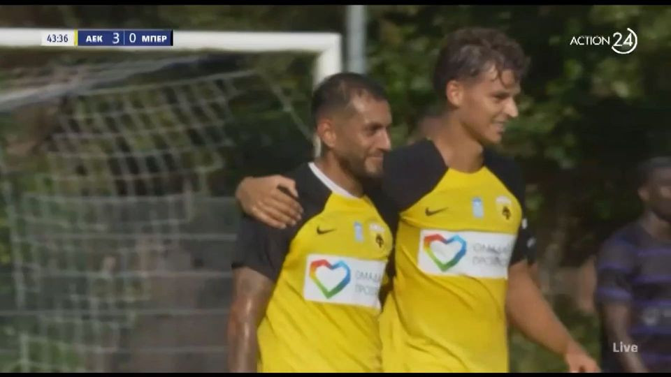 Με μονοκόμματο σουτ του Περέιρα το 3-0 της ΑΕΚ (video)