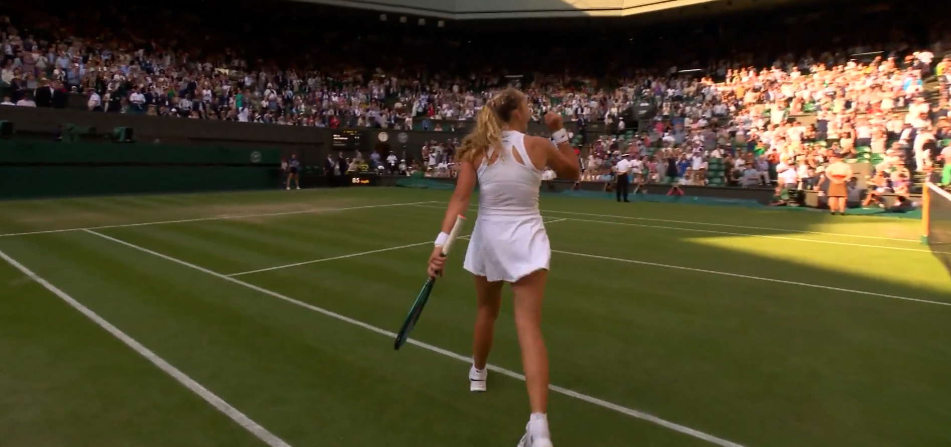 Η Αντρέεβα άργησε να συνειδητοποιήσει την πρόκρισή της στις «8» του Wimbledon