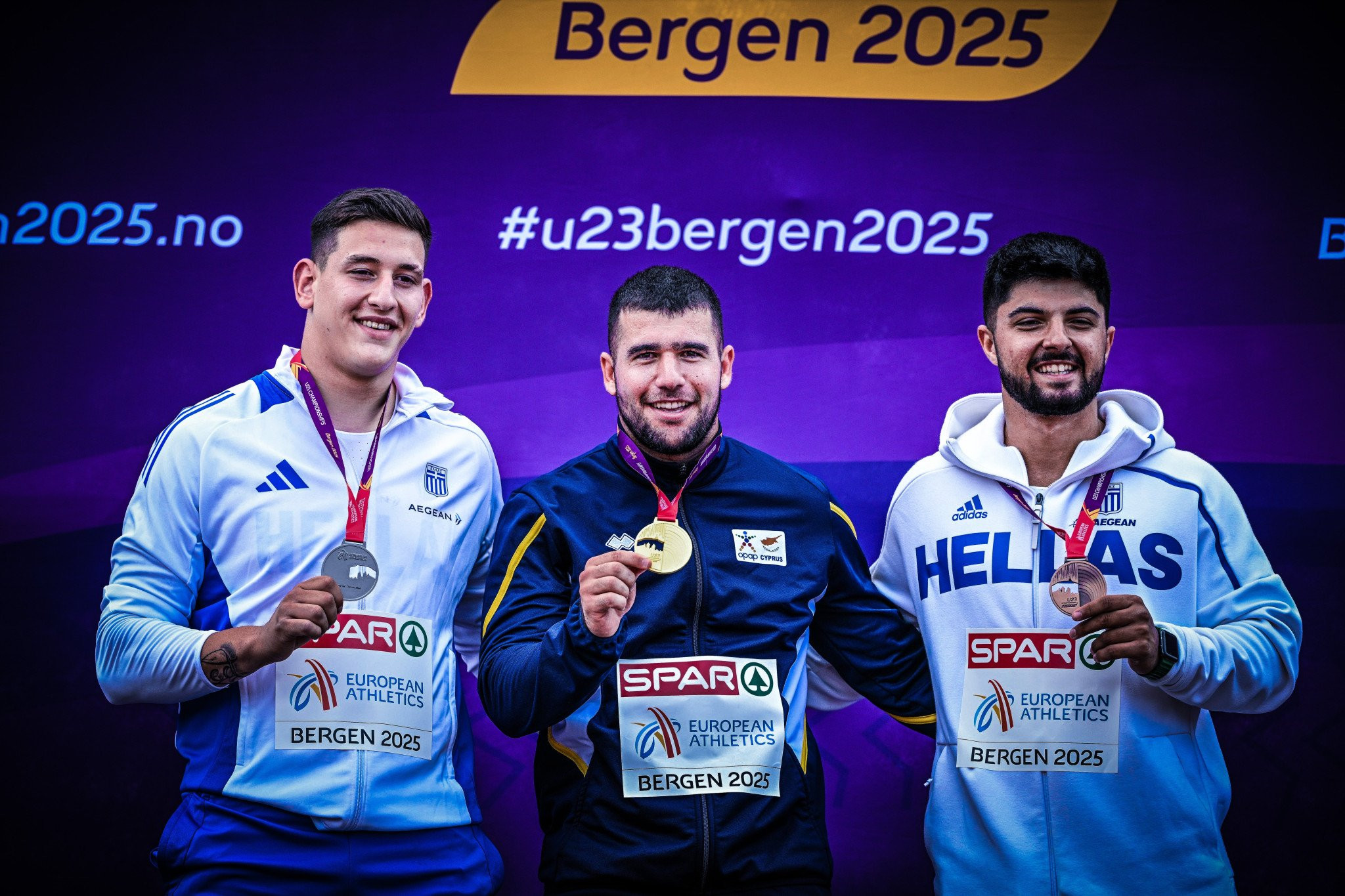 Με Ελλάδα και Κύπρο στο βάθρο της σφυροβολίας ολοκληρώθηκε το Ευρωπαϊκό Κ23