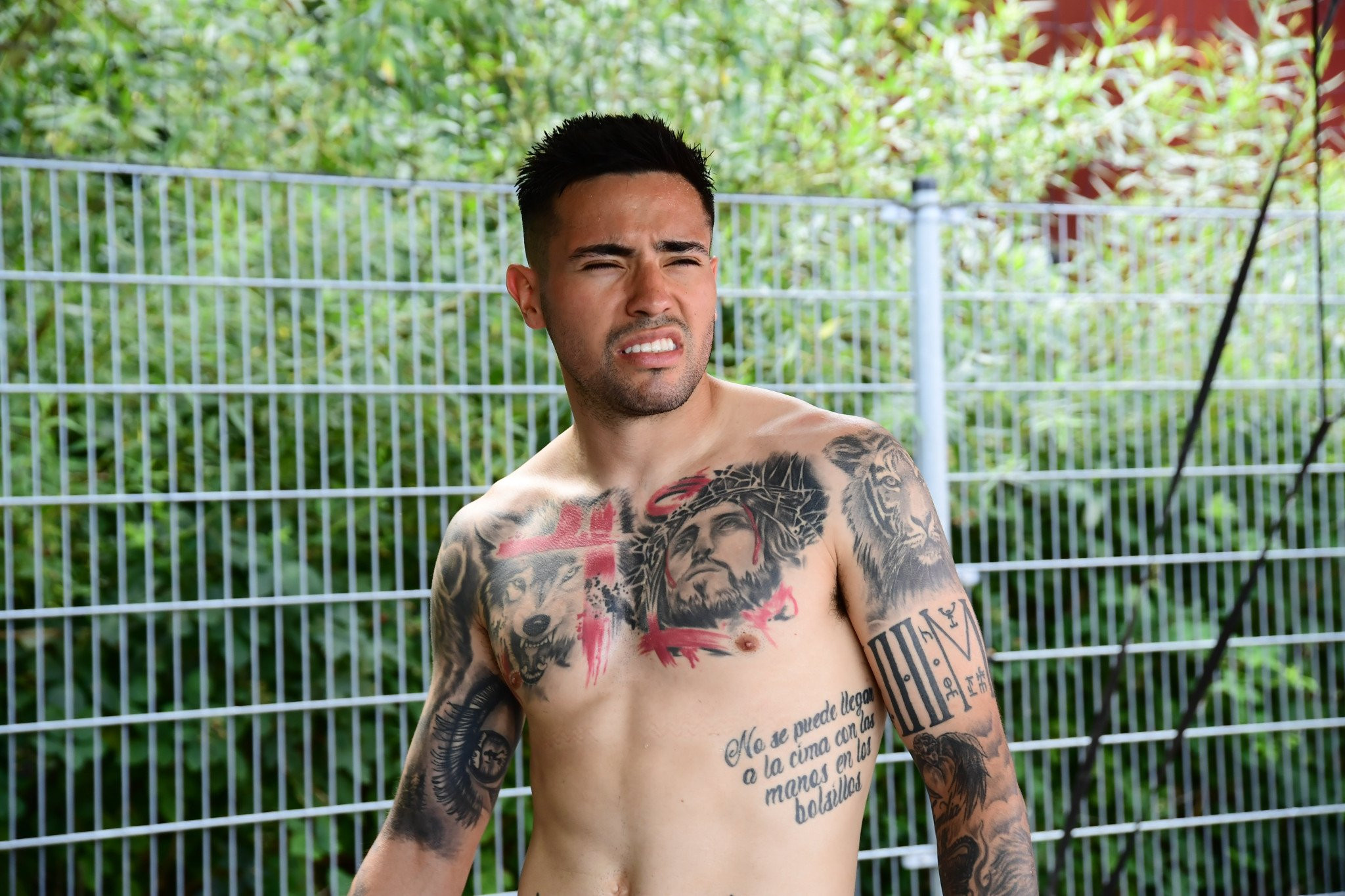 Το εντυπωσιακό τατουάζ του Ορτέγκα με τον Ιησού Χριστό