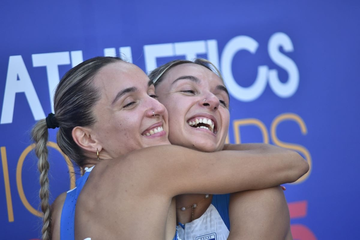 Οι δίδυμες αδερφές Ζενέγια έκαναν το ελληνικό 1-2 στα χαμηλά εμπόδια του Βαλκανικού