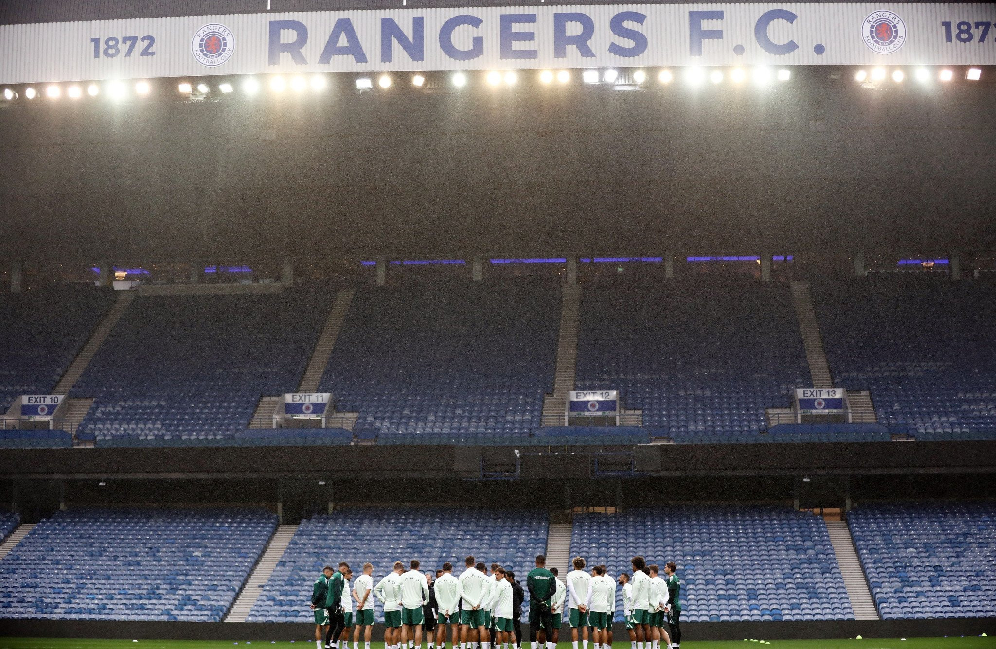 Προπόνηση με βροχή έκανε ο Παναθηναϊκός στη Γλασκώβη (video)