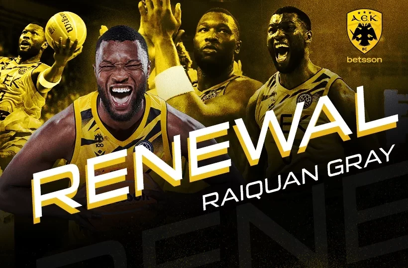 Ο Γκρέι παραμένει στην ΑΕΚ Betsson και την επόμενη σεζόν