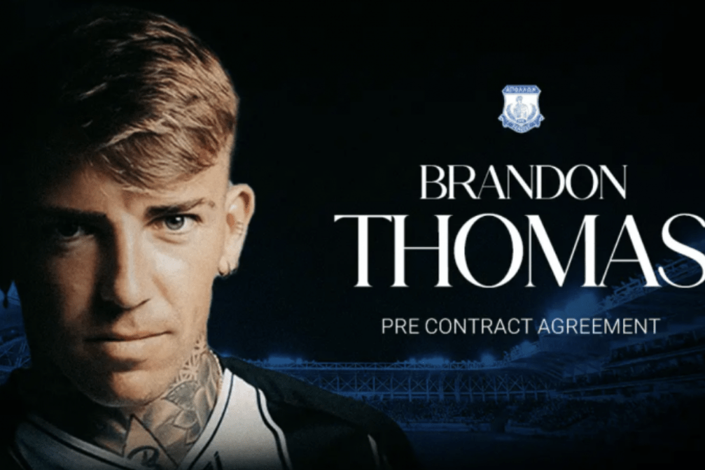 Προφορική συμφωνία του Απόλλωνα Λεμεσού με τον Μπράντον Τόμας