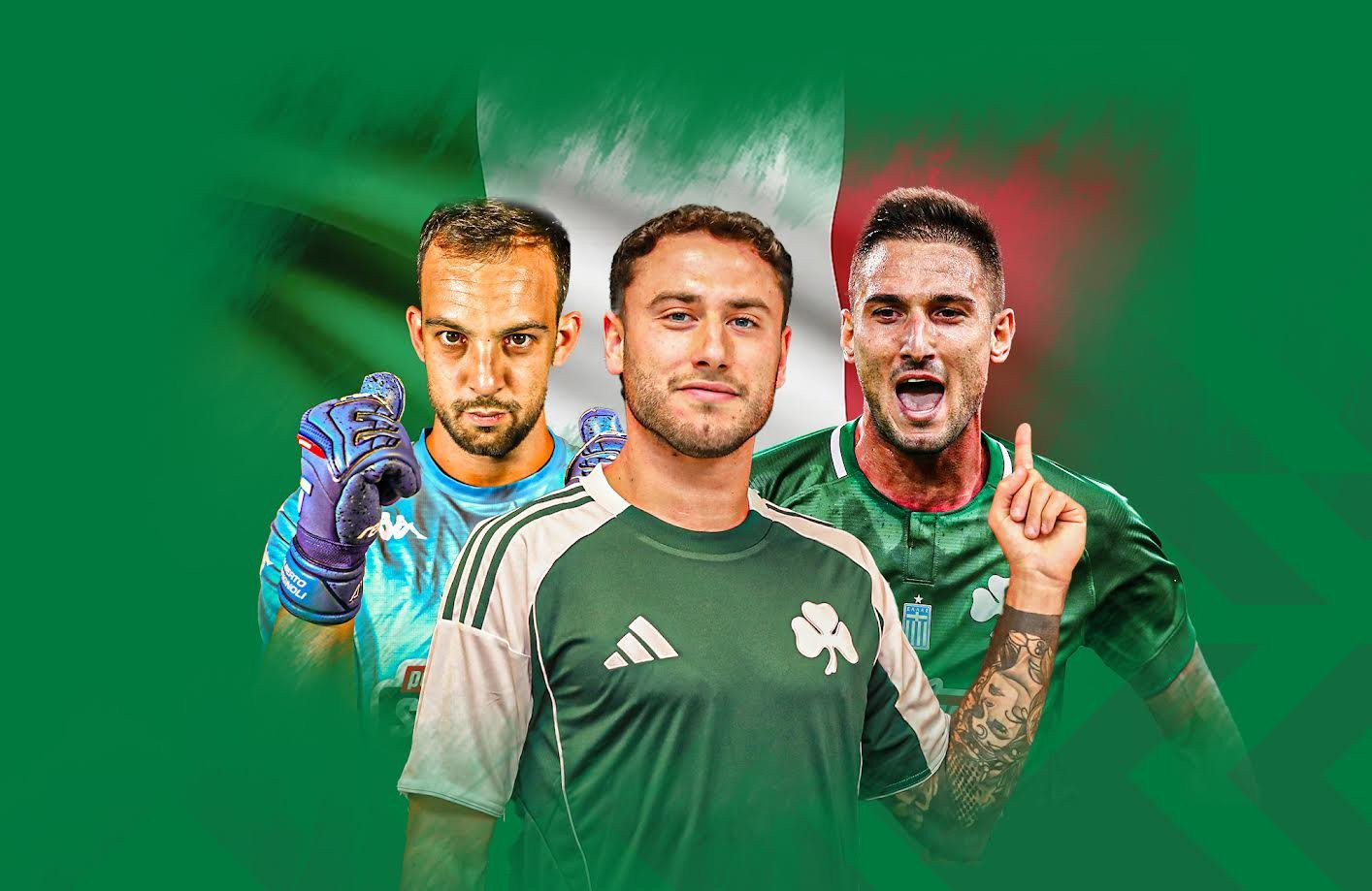 Ντάβιντε Καλάμπρια ο 5ος: Ποιοι ήταν και τι έκαναν με τον Παναθηναϊκό οι προηγούμενοι τέσσερις Ιταλοί