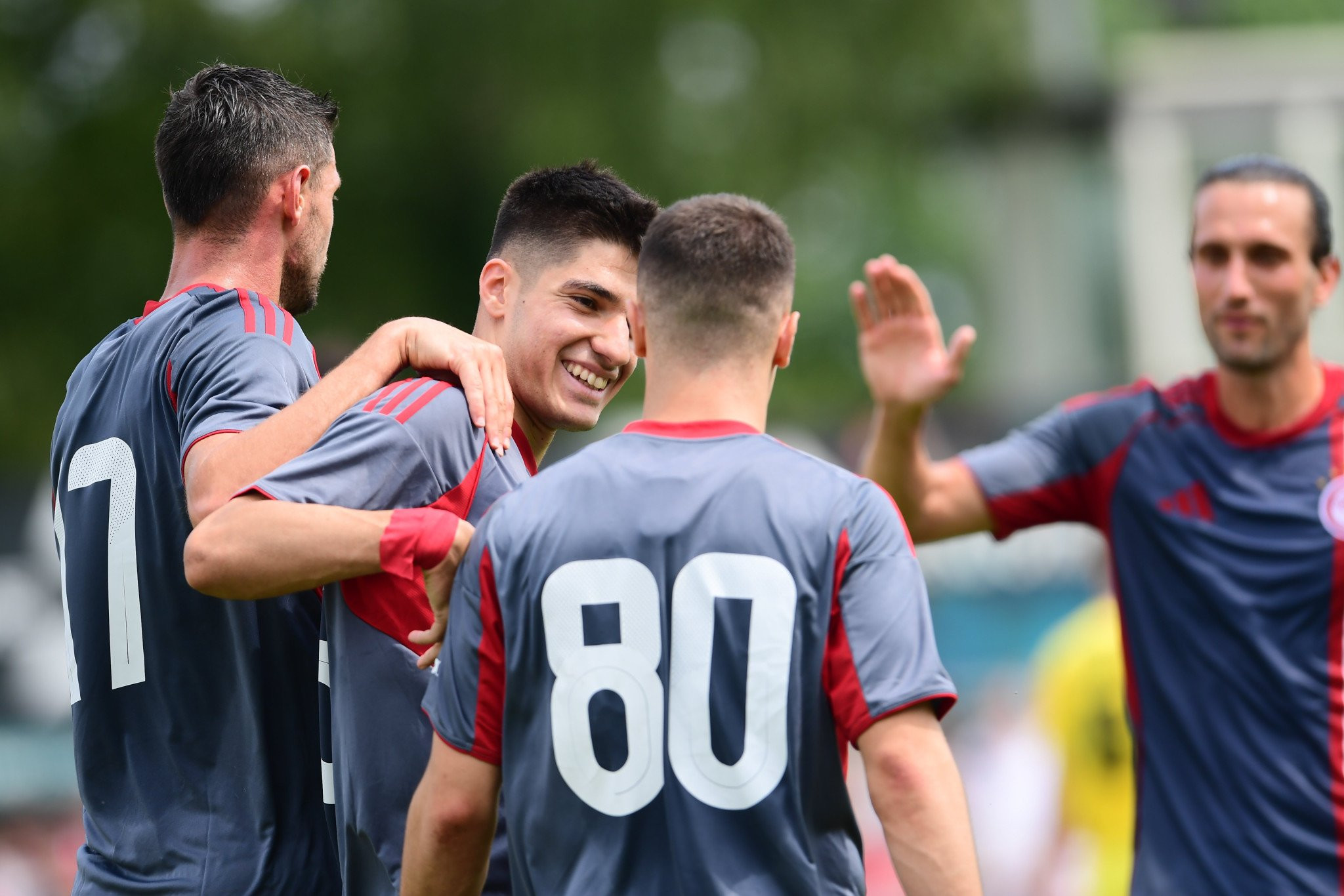 Η 11άδα του Ολυμπιακού κόντρα στην Αλ-Τααβούν