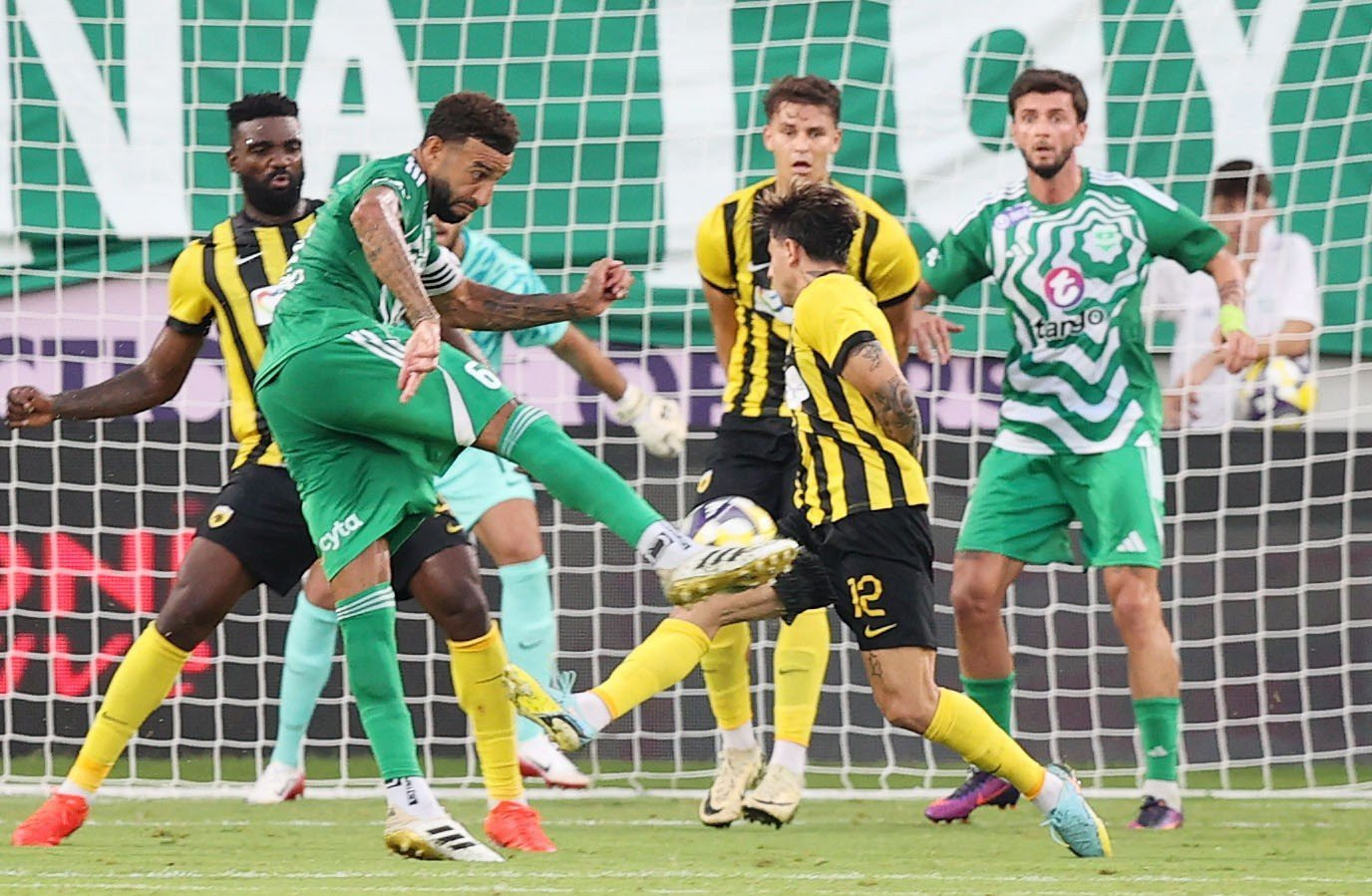 Ο Γκόλντσον το 2-2 για την ισοφάριση του Άρη Λεμεσού κόντρα στην ΑΕΚ (video)