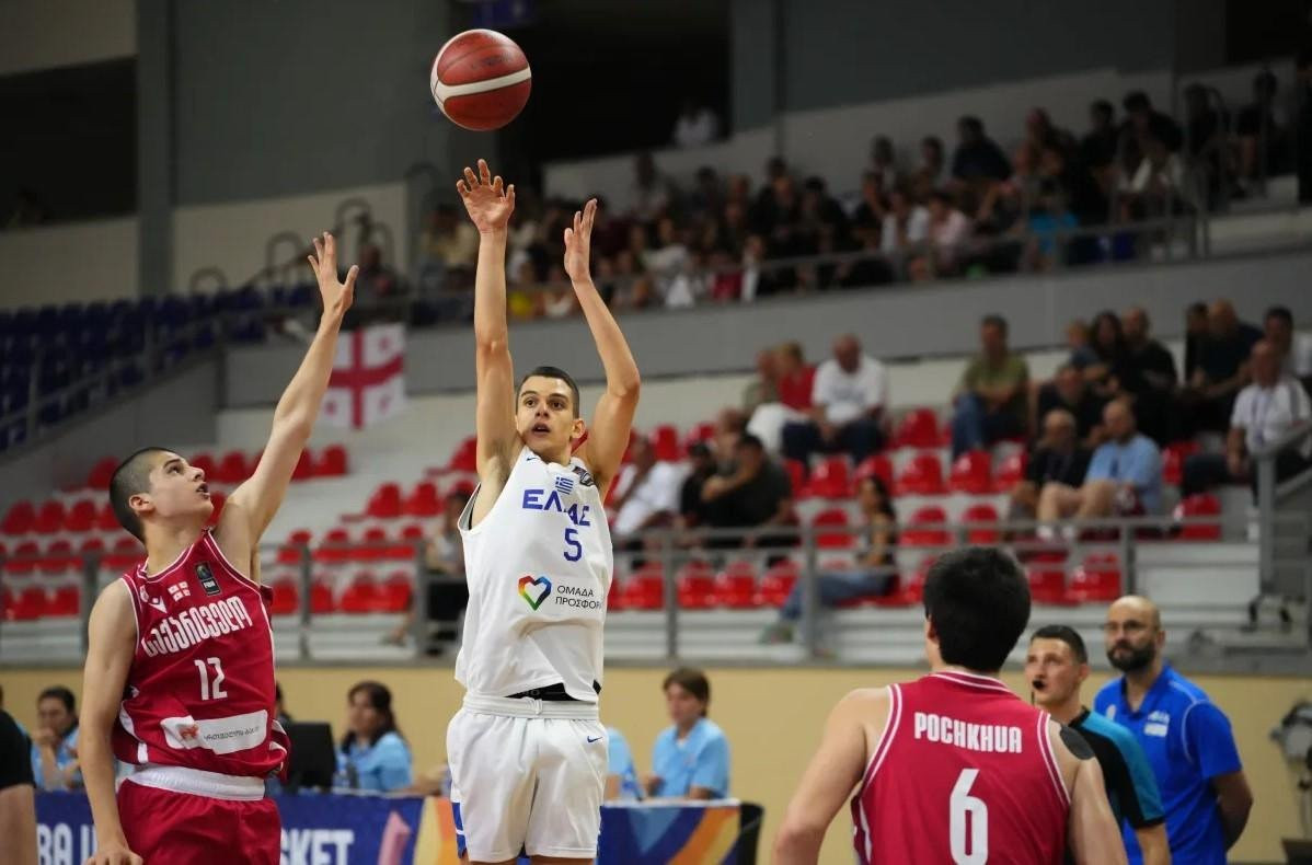 Η Εθνική Παίδων έπαιξε καταπληκτική άμυνα, κέρδισε τη Γεωργία και θα διεκδικήσει την 9η θέση του EuroBasket U16