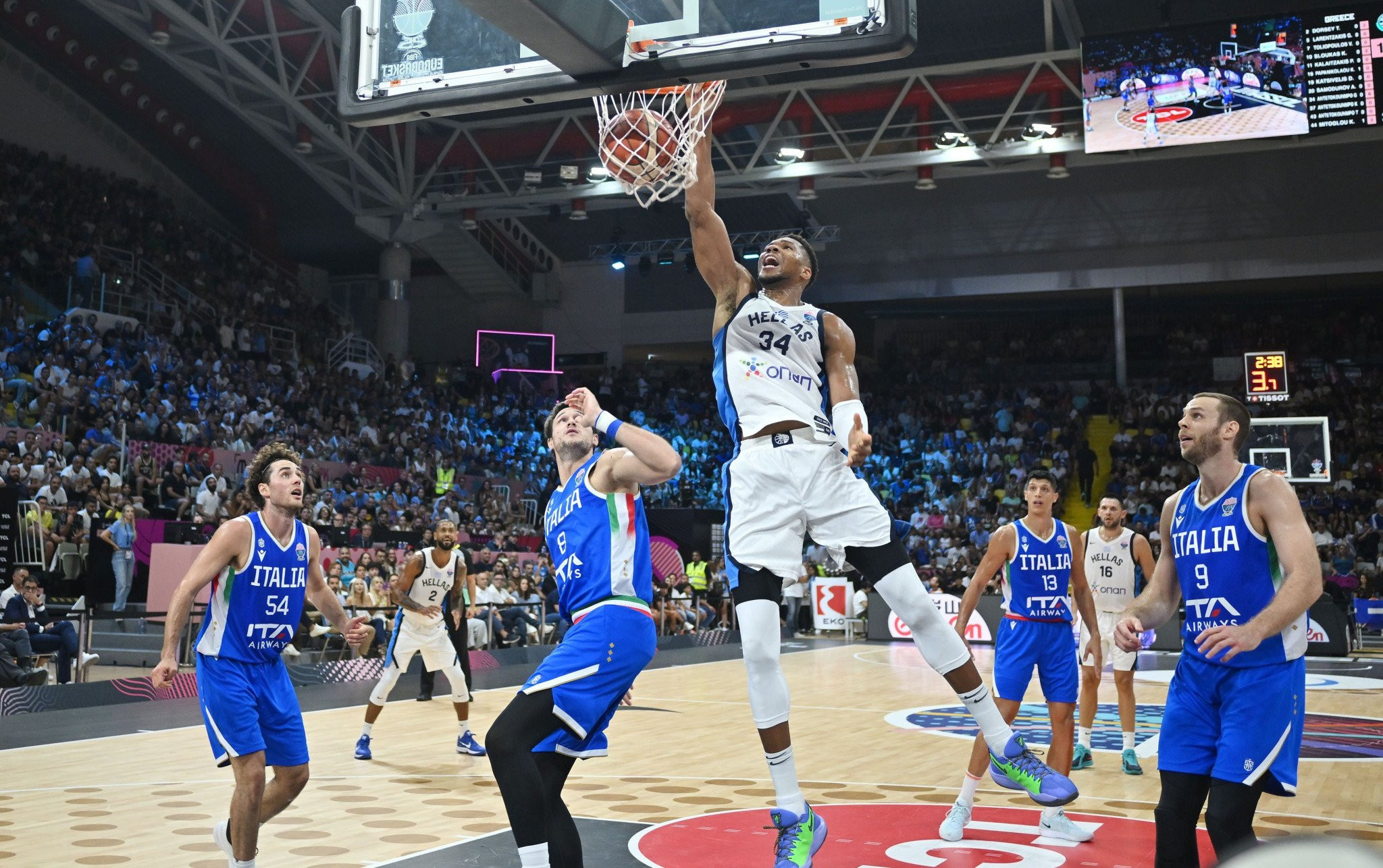 Ο Γιάννης ήταν... sniper, η Εθνική «καθάρισε» την Ιταλία και μπήκε με το δεξί στο Eurobasket 2025