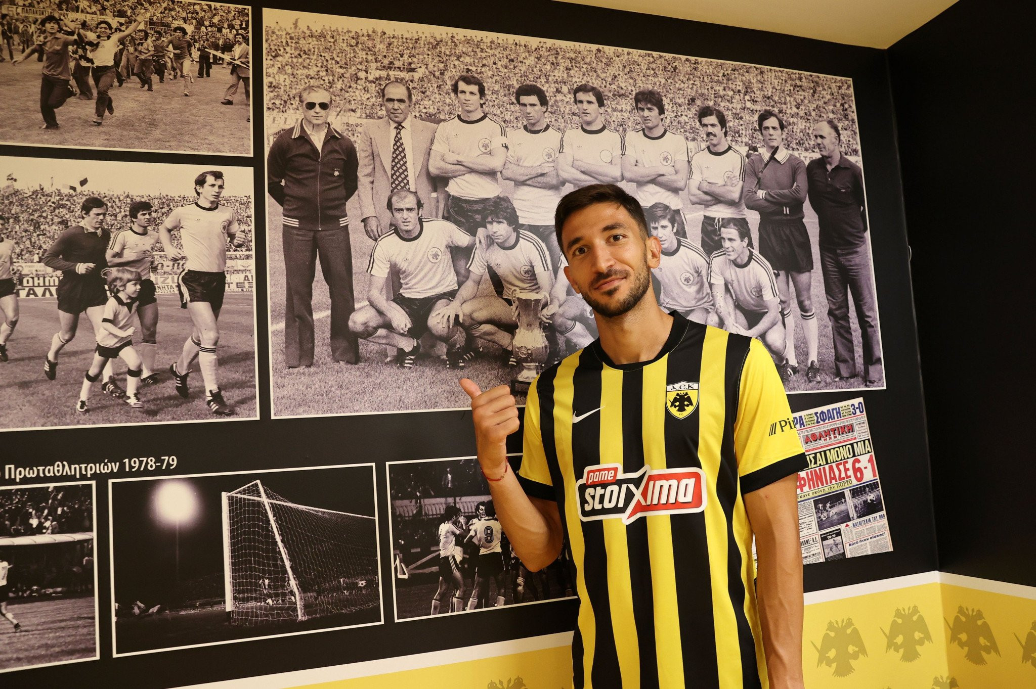 Η πρώτη ανάρτηση του Γκρούγιτς ως παίκτης της ΑΕΚ - «Τιμή να είμαι μέρος μίας τόσο φιλόδοξης και παθιασμένης ομάδας»