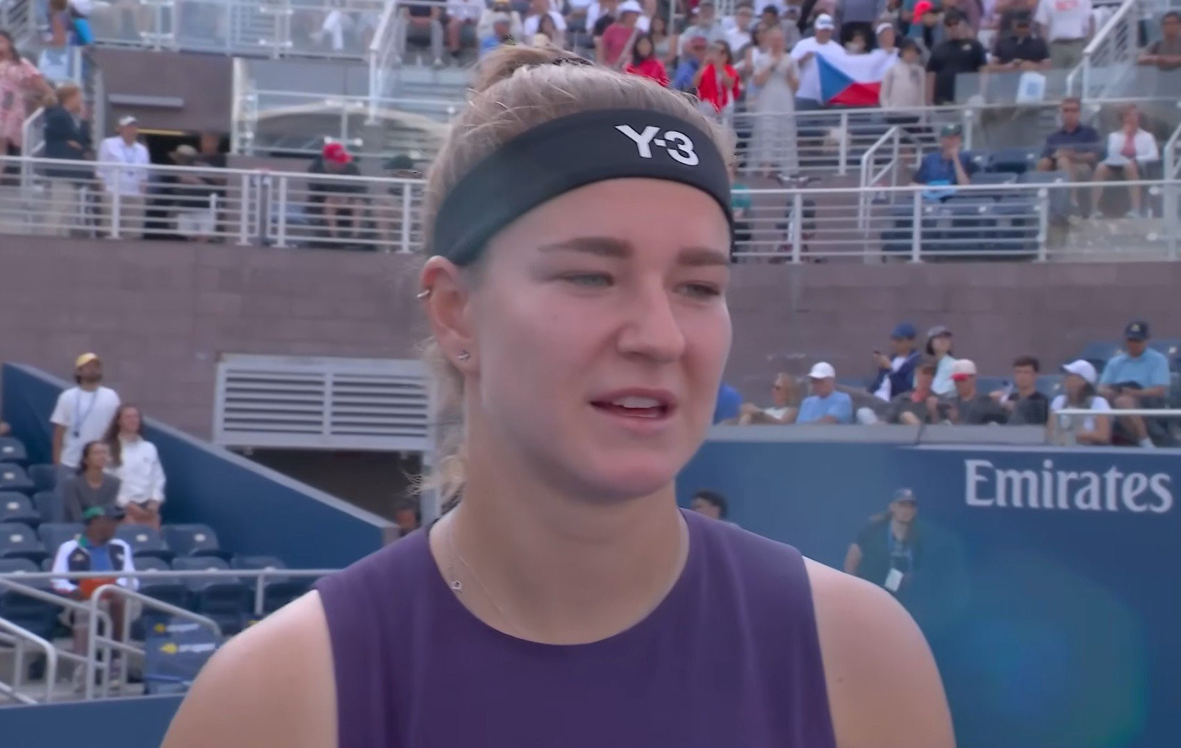 Τενίστρια στο US Open είδε τον πρώην της και ξέσπασε σε κλάματα: «Με τρόμαξε» (video)