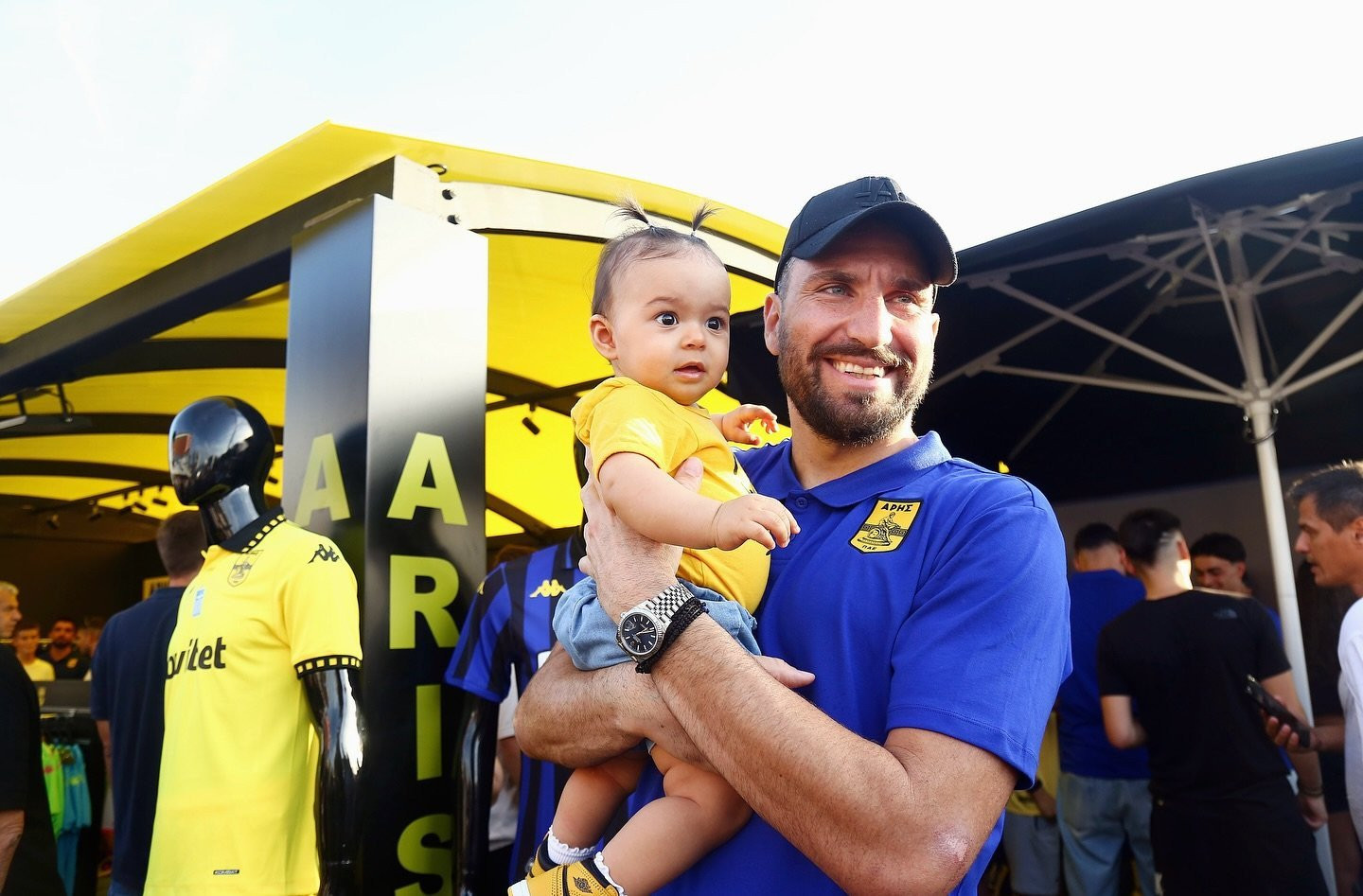 Διούδης από τη ΔΕΘ: «Κίνητρο να καταφέρω κάτι με τον Άρη» (pics)