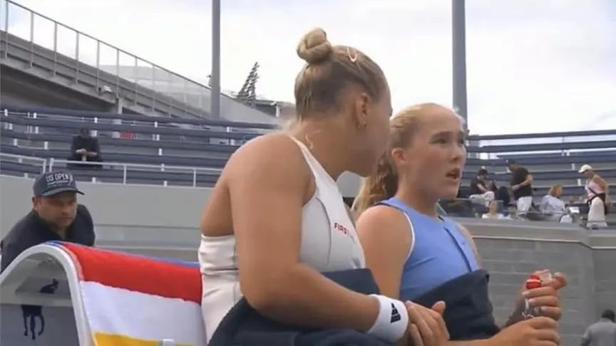 Σάλος στο US Open με άνδρα να παρενοχλεί 18χρονη τενίστρια (video)