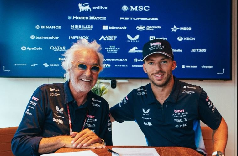 Ο Πιέρ Γκασλί ανανέωσε με την Alpine και παραμένει έως το 2028