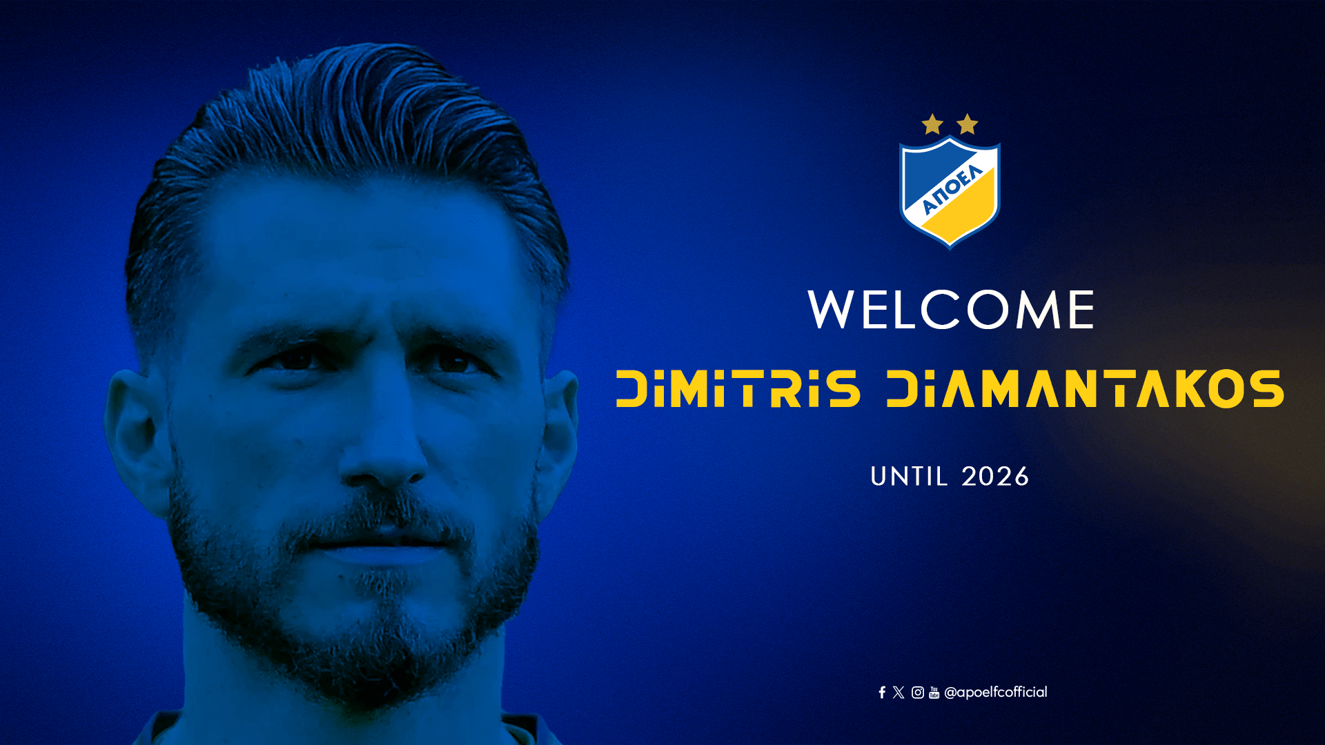Ο ΑΠΟΕΛ ανακοίνωσε την απόκτηση του Διαμαντάκου