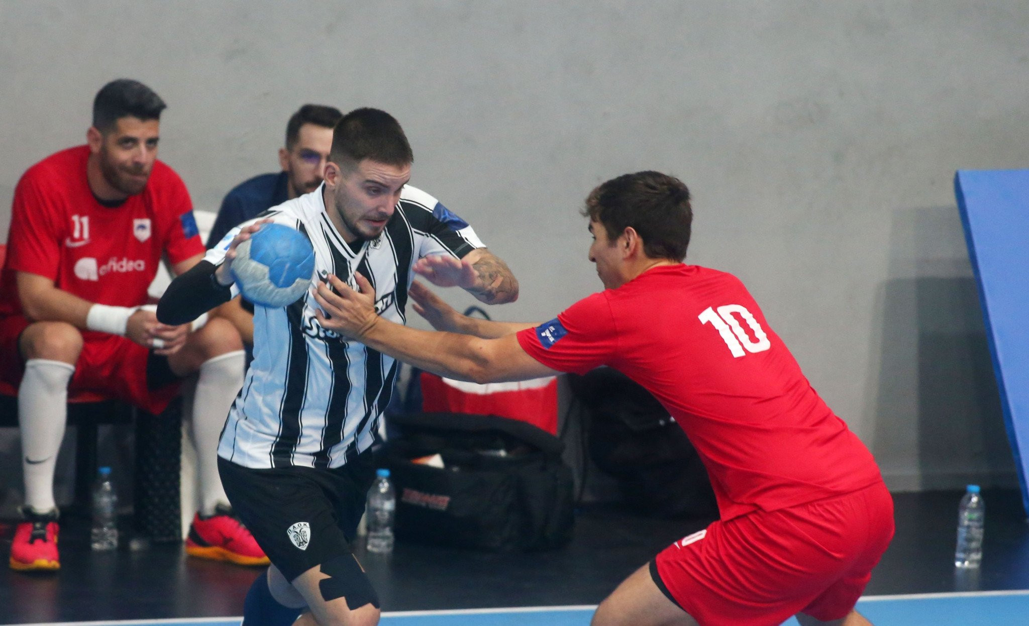 Ο ΠΑΟΚ κέρδισε ξανά τα Βριλήσσια και πέρασε στον δεύτερο γύρο του EHF European Cup (video)