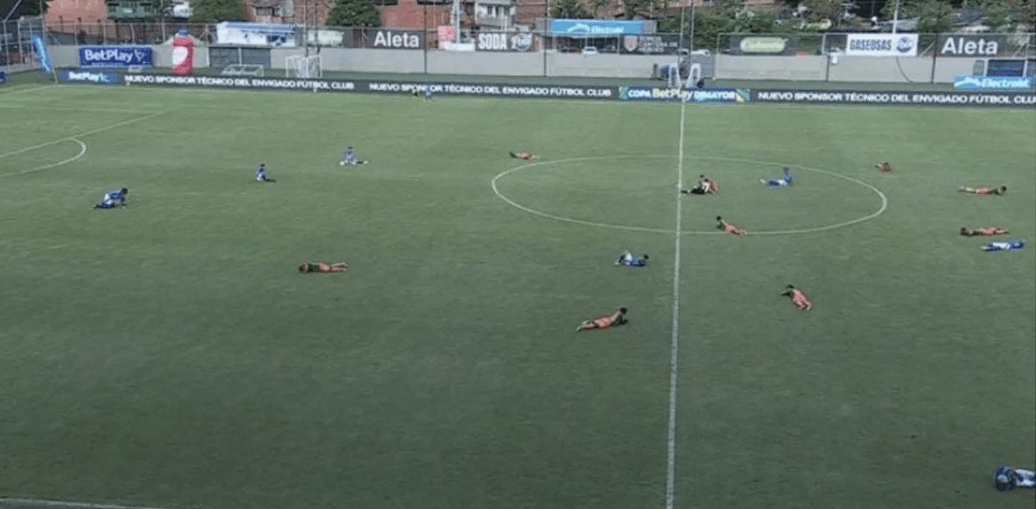 Στην Κολομβία μέλισσες εισέβαλαν στον αγωνιστικό χώρο - Έπεφταν κάτω οι παίκτες για να γλιτώσουν (video)