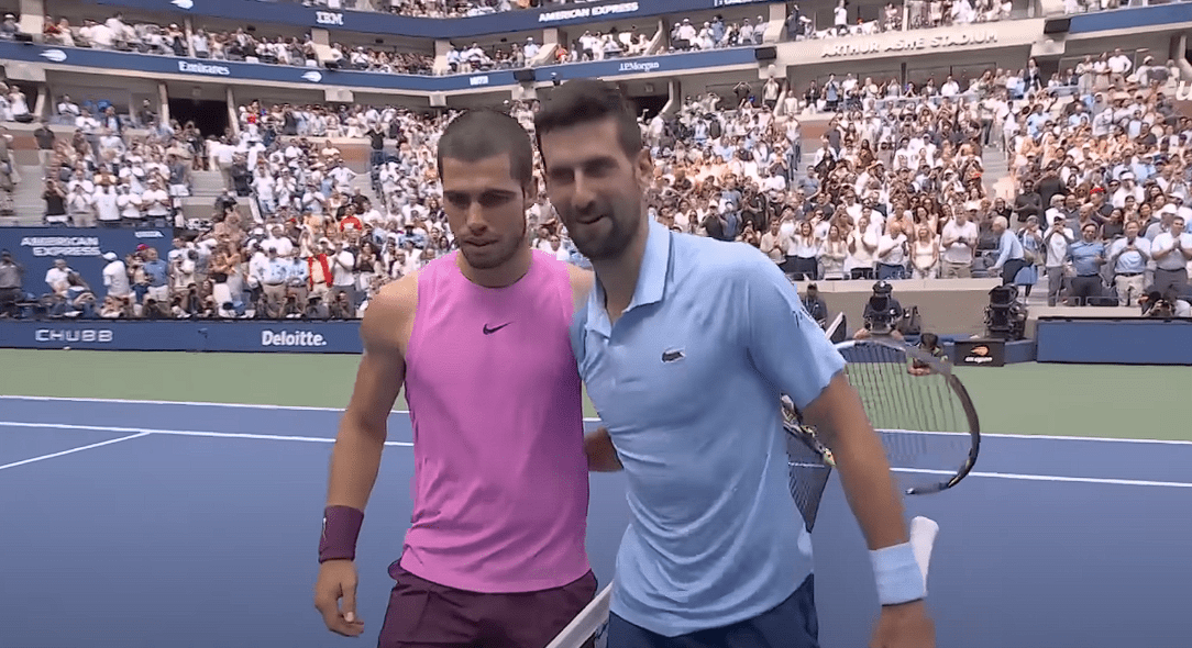 «Σκούπισε» τον Τζόκοβιτς και προκρίθηκε στον τελικό του US Open ο Αλκαράθ