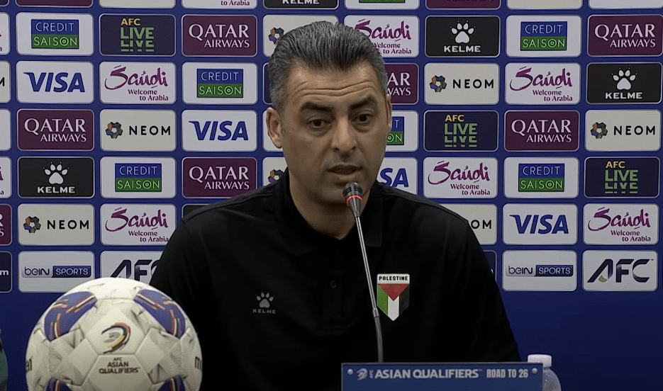 Συγκλονίζει ο προπονητής της Παλαιστίνης: «Είμαστε η φωνή του λαού μας - Κάθε αγώνας μας είναι για την ελευθερία»