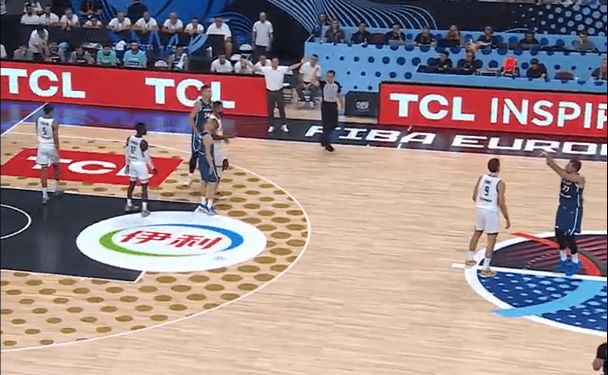 Έβαλε τρίποντο από το... κέντρο ο τρομερός Ντόντσιτς (video)