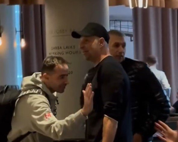 Στο ξενοδοχείο με την Εθνική ομάδα Διαμαντίδης, Τσαρτσαρής, Παπαλουκάς (video)