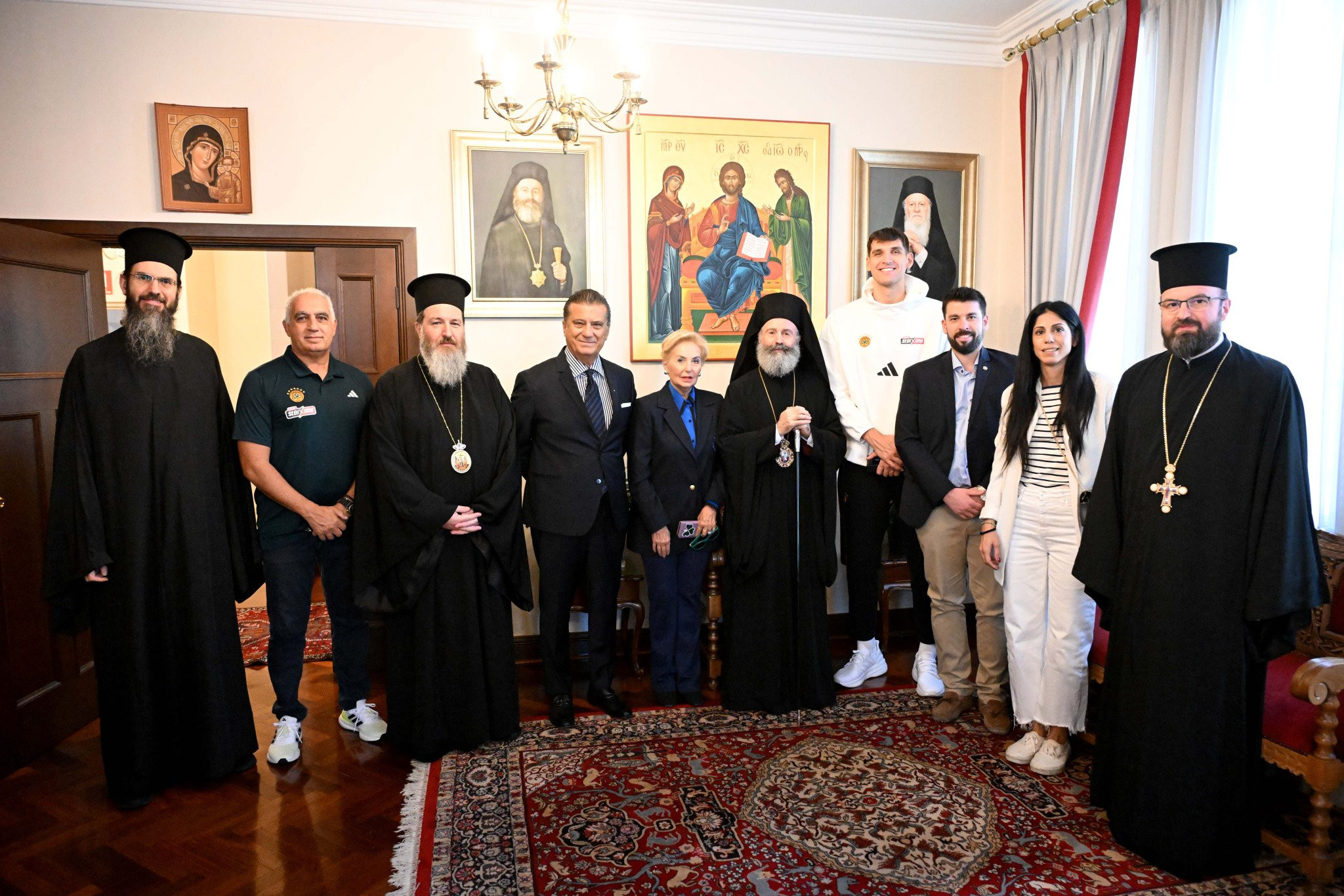 Αντιπροσωπεία του Παναθηναϊκού στην Αρχιεπισκοπή της Αυστραλίας