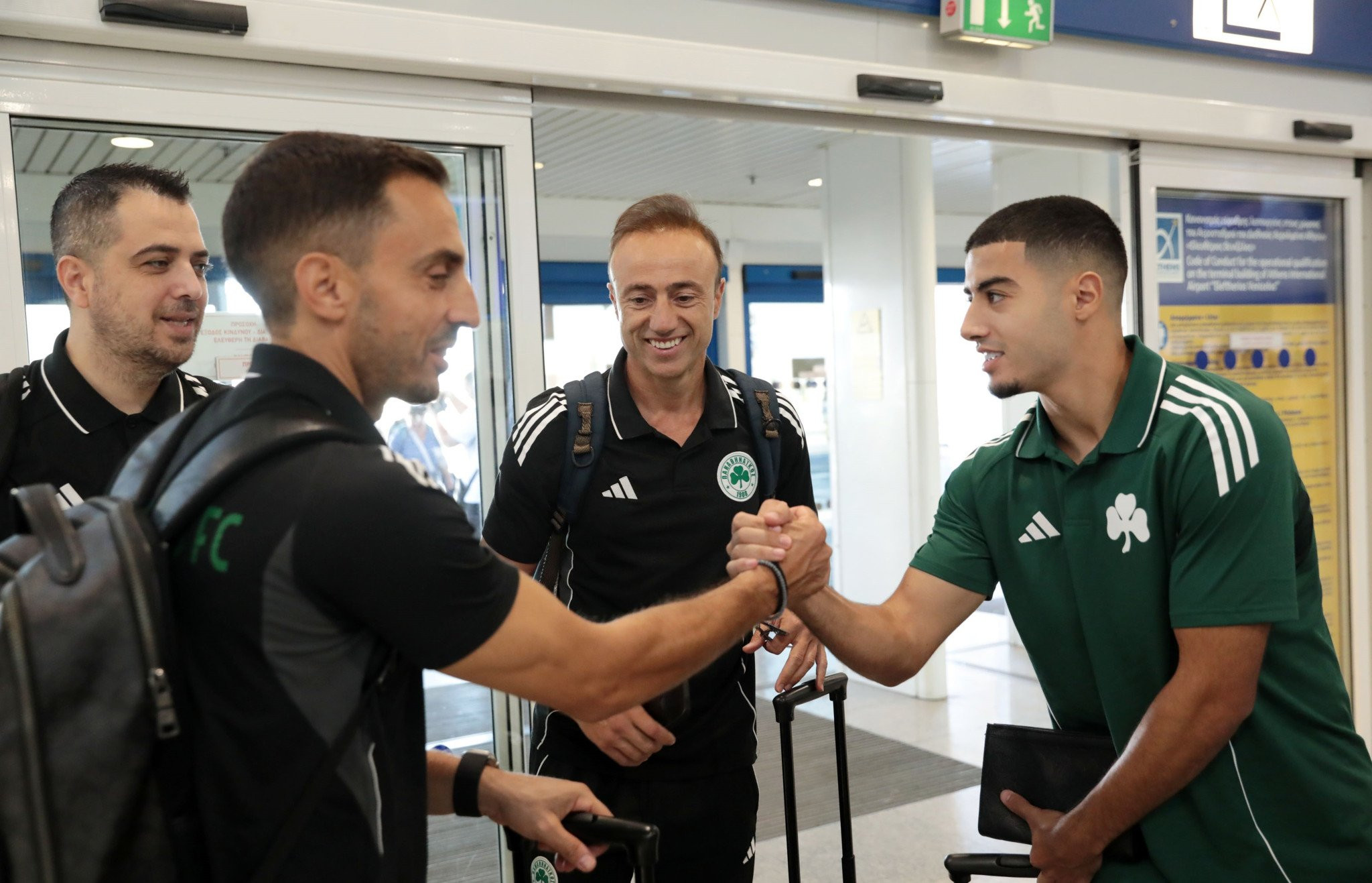 Αναχώρησε για Ελβετία η αποστολή του Παναθηναϊκού (photos)