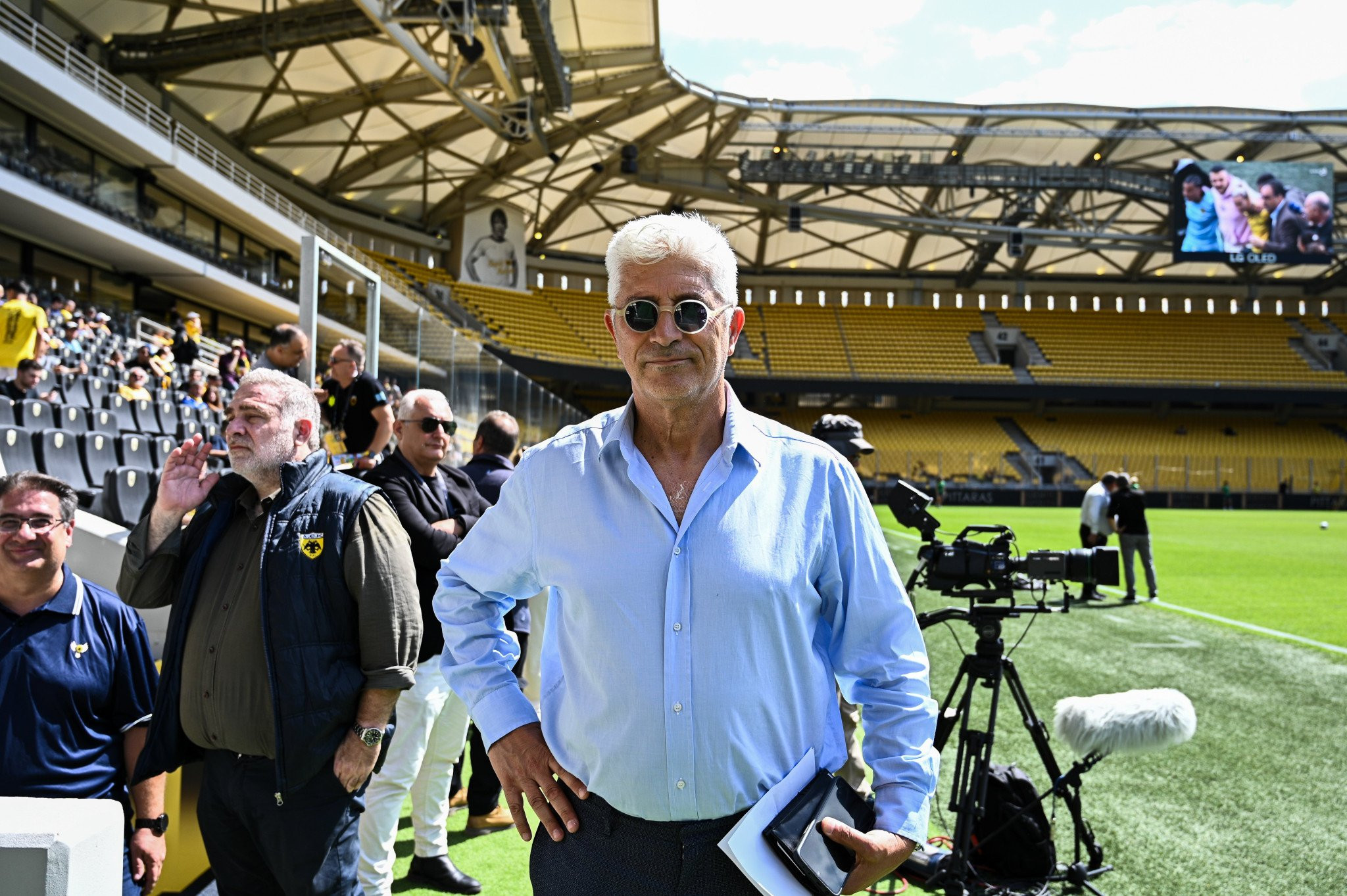 Ιστορική στιγμή για τους Παλαίμαχους της ΑΕΚ - Στο Συμβούλιο ο Στέλιος Μανωλάς