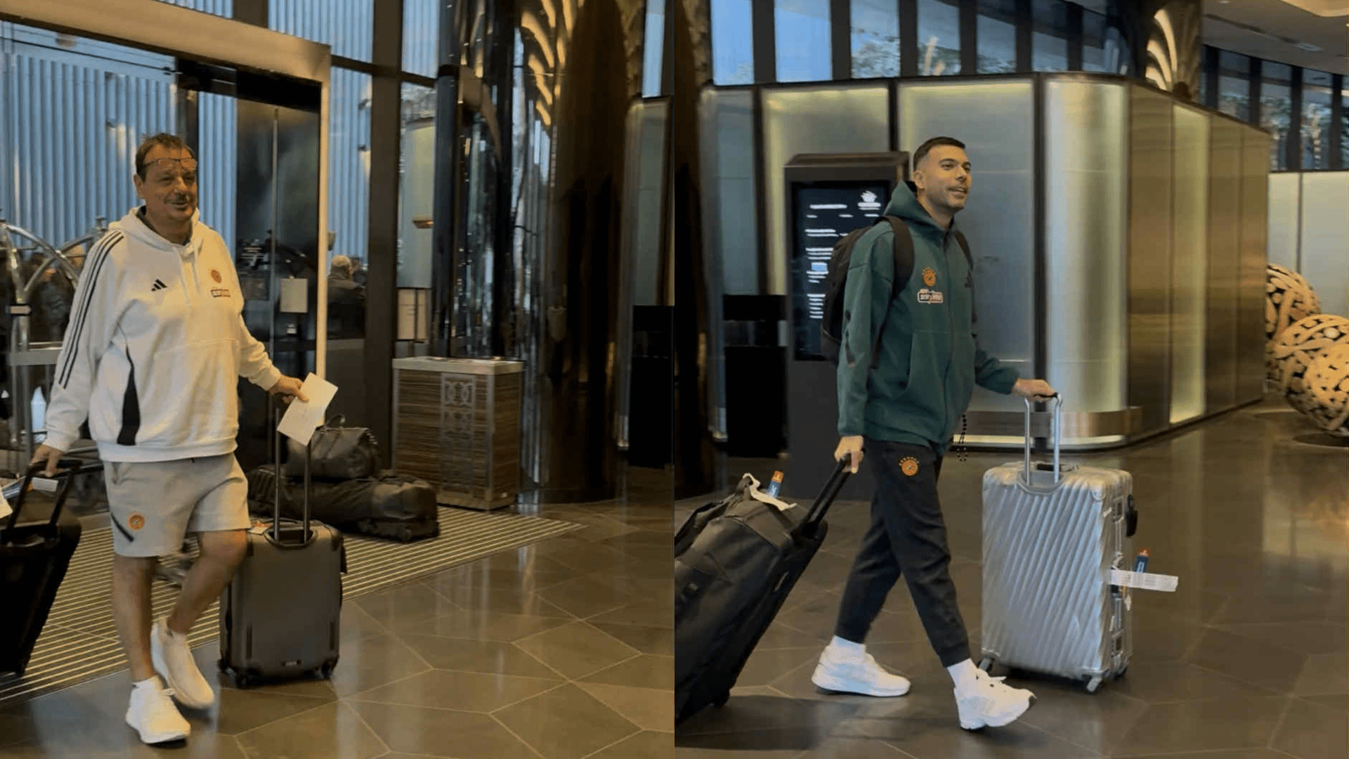 Έφτασαν στην Αυστραλία ο Αταμάν και οι διεθνείς παίκτες του Παναθηναϊκού - «Είμαστε φρέσκοι» (video)