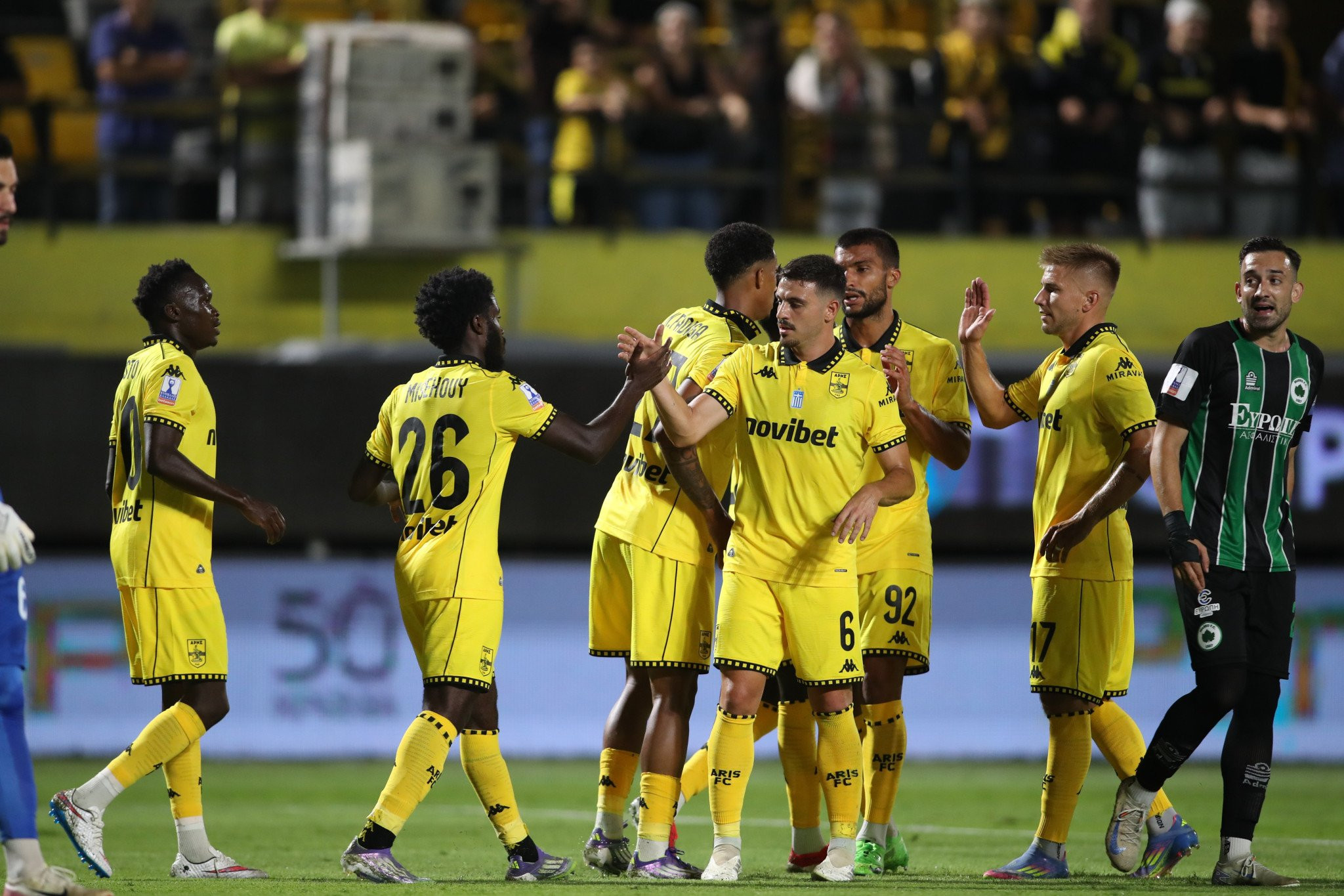 Ο Άρης νίκησε δύσκολα την Μαρκό και έκανε το δύο στα δύο στο Κύπελλο Ελλάδας