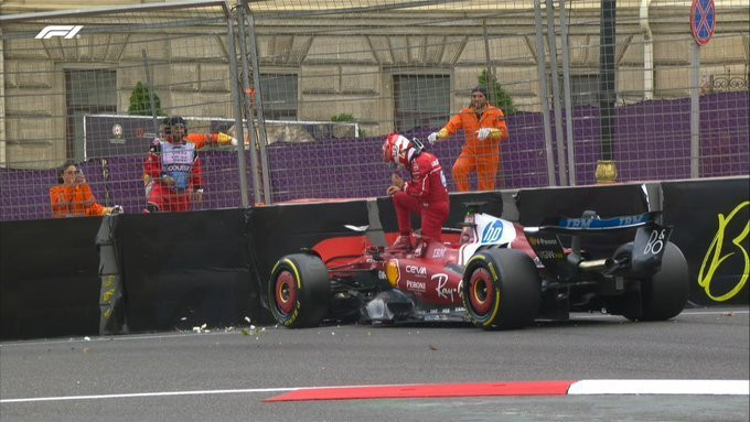 Στον τοίχο ο Λεκλέρ στις κατατακτήριες δοκιμές του Μπακού (video)