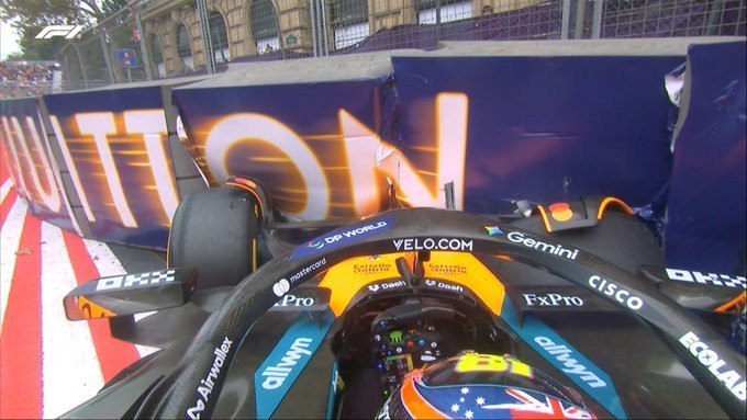 Ο Πιάστρι βρέθηκε στον τοίχο και αποσύρεται νωρίς από το grand prix στο Μπακού (video)