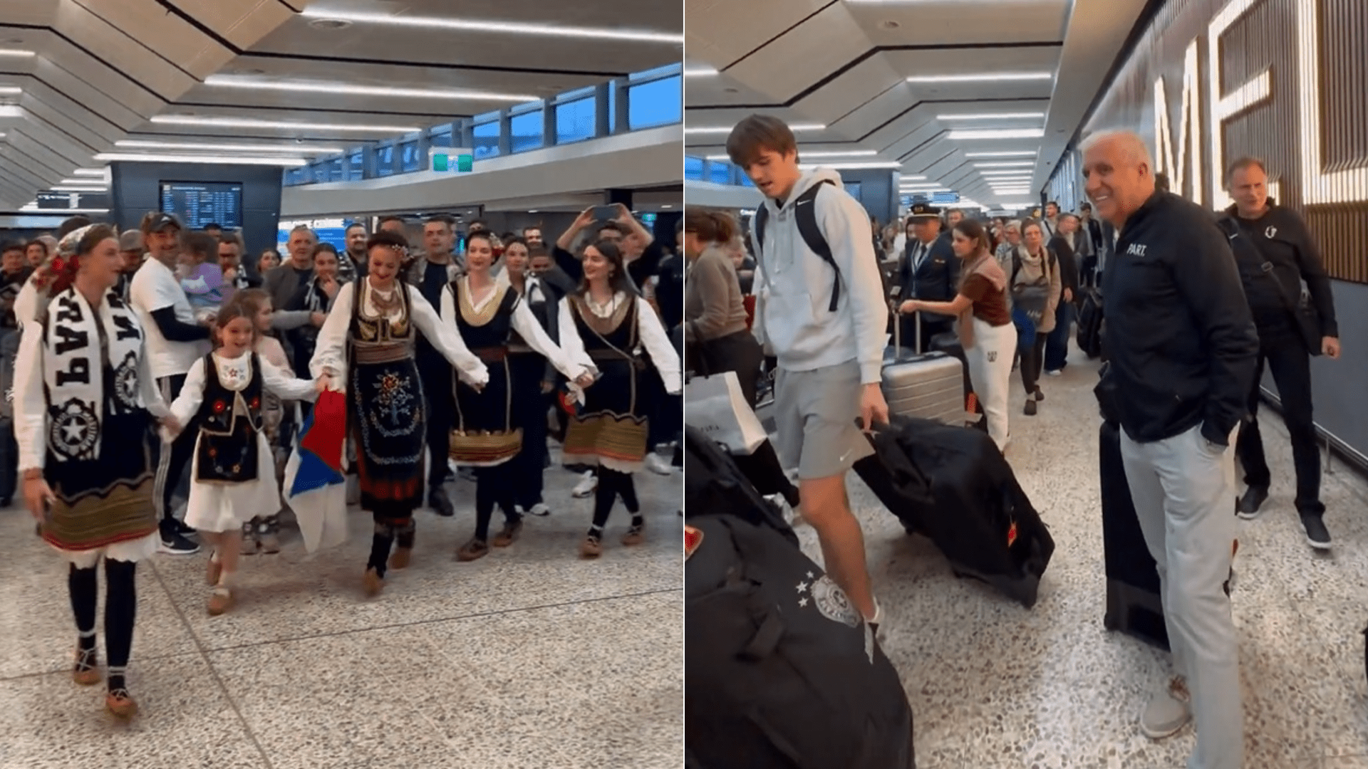 Υποδοχή της Παρτιζάν στην Αυστραλία με χορούς - Στο ίδιο ξενοδοχείο με τον Παναθηναϊκό  (video)