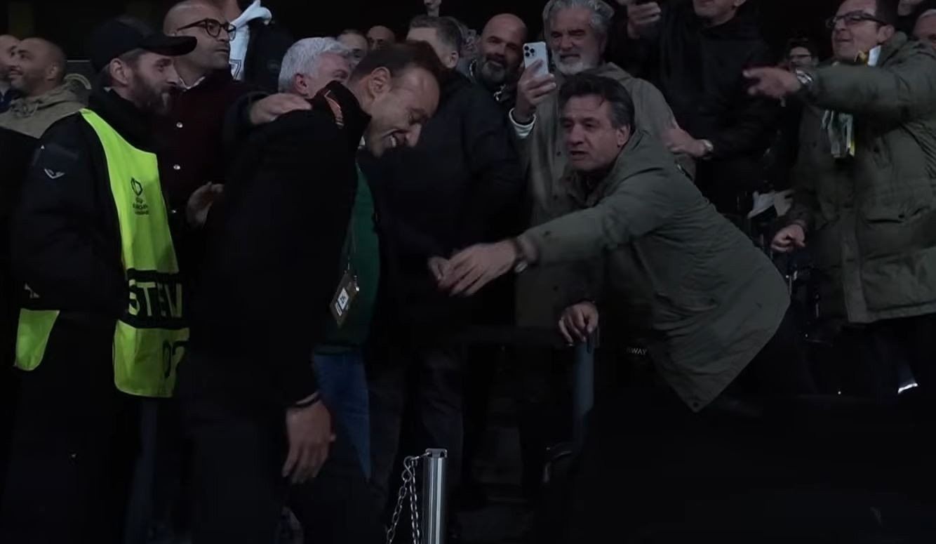 Η... παρακάμερα Παναθηναϊκού και η αποθέωση του Κόντη μετά τη νίκη στην Ελβετία (video)