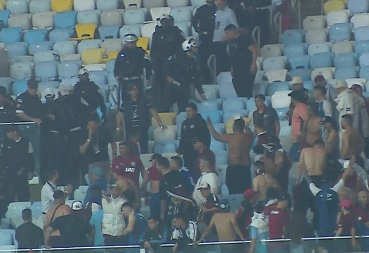 Χάος και τρόμος στο «Μαρακανά» - Επεισόδια μεταξύ οπαδών της Λανούς και αστυνομίας (videos)