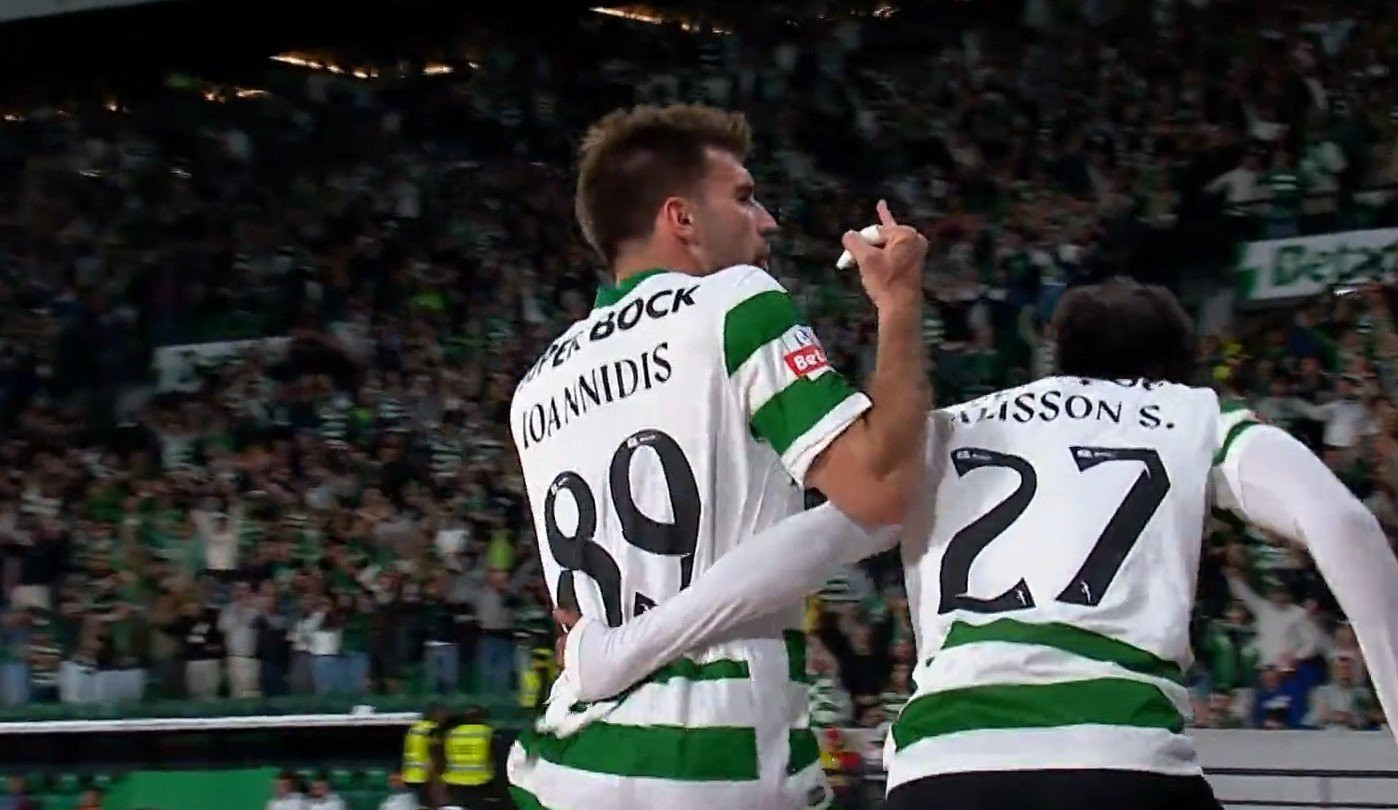 Έτσι πανηγύρισε ο Φώτης Ιωαννίδης το πρώτο του γκολ στην Σπόρτινγκ Λισαβόνας (video)