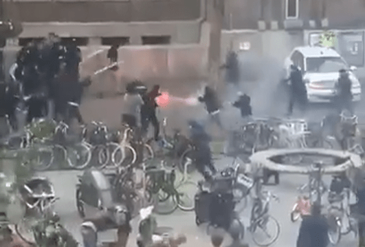 Άγρια επεισόδια ανάμεσα σε οπαδούς της Ουτρέχτης και της Λιόν (video)