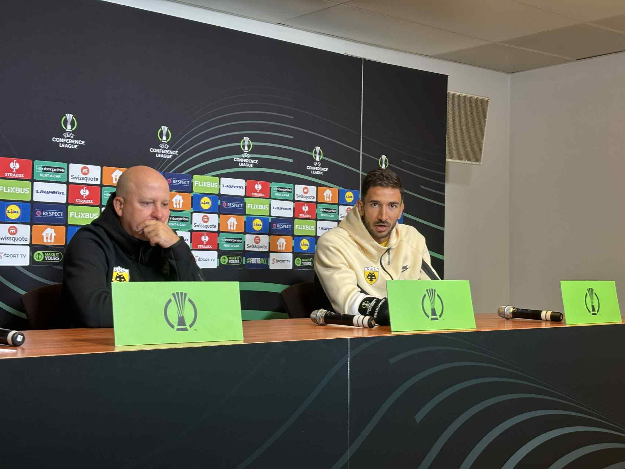 Γκρούγιτς: «Εχω πολύ υψηλό κίνητρο στην ΑΕΚ - Είναι δύσκολος αντίπαλος η Τσέλιε»