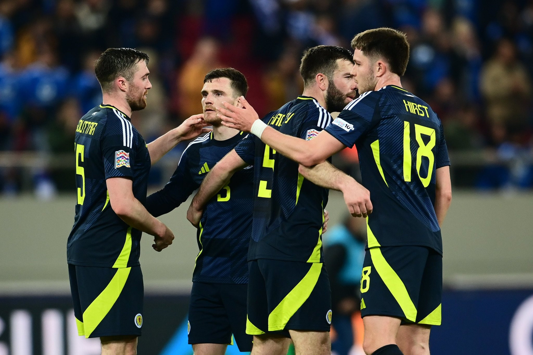 Η αποστολή της Εθνικής Σκωτίας για τους αγώνες με Ελλάδα και Δανία