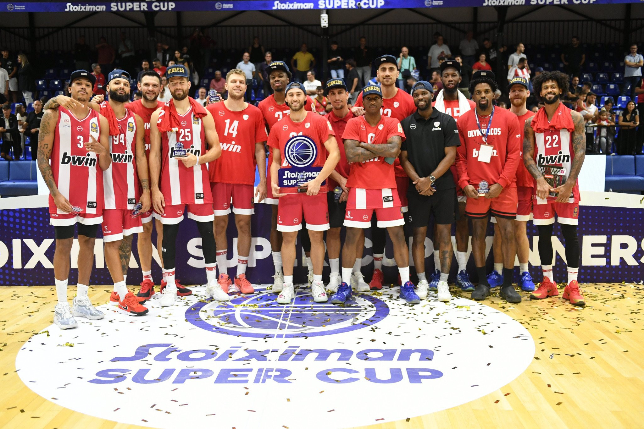 Τα συγχαρητήρια της ΠΑΕ Ολυμπιακός για την κατάκτηση του Super Cup
