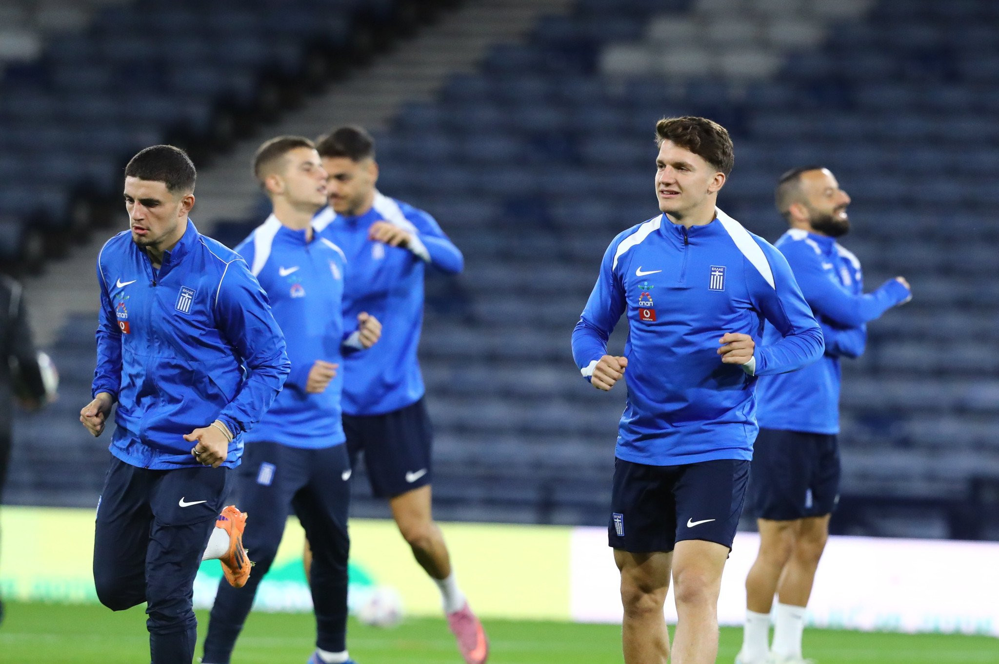 Προπονήθηκε στη Σκωτία η Εθνική - Το απόγευμα αναχωρεί για Δανία