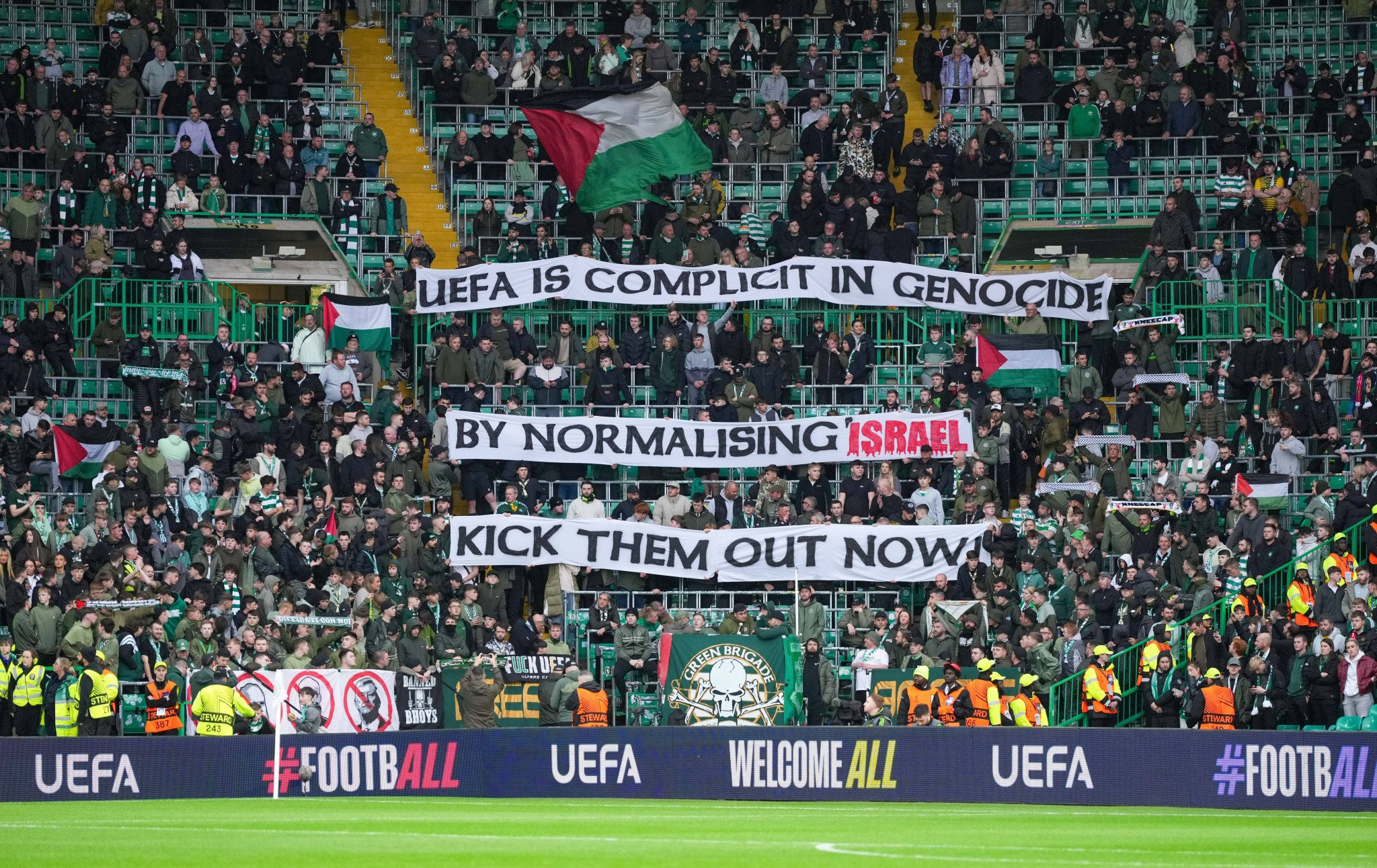 Οι οπαδοί της Σέλτικ επιτίθενται στην UEFA για το Ισραήλ: «Συνένοχη στη γενοκτονία»