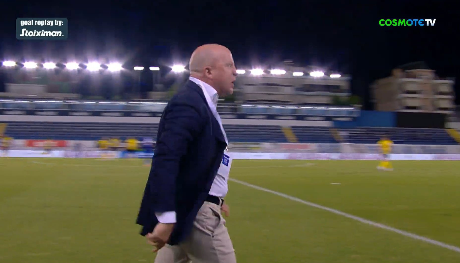 «Τρελάθηκε» ο Νίκολιτς στο γκολ του Γιόβιτς: Κινήθηκε προς τον πάγκο της Κηφισιάς (video)