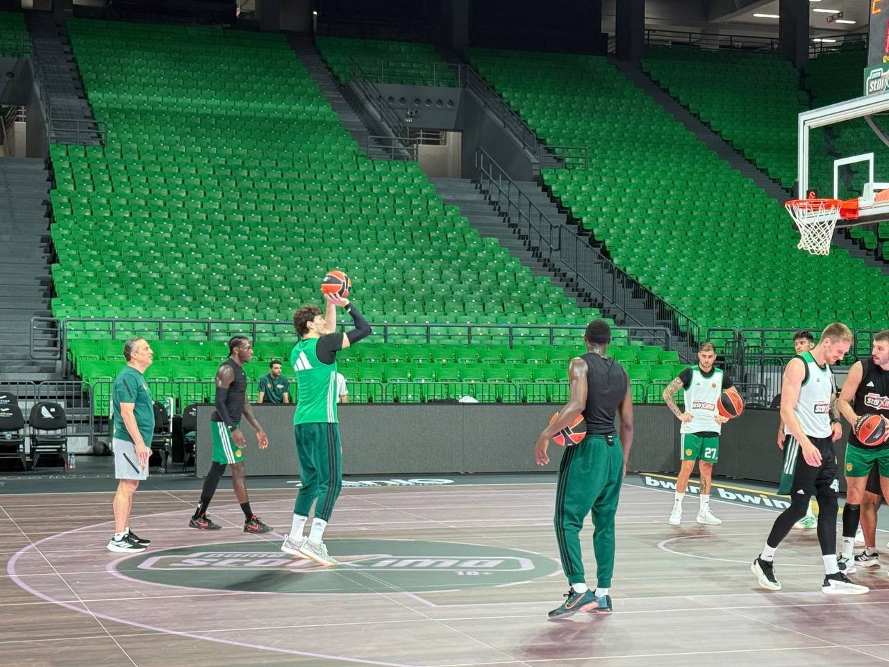 Με Οσμάν η προπόνηση του Παναθηναϊκού πριν από το ματς με την Μπαρτσελόνα (video)