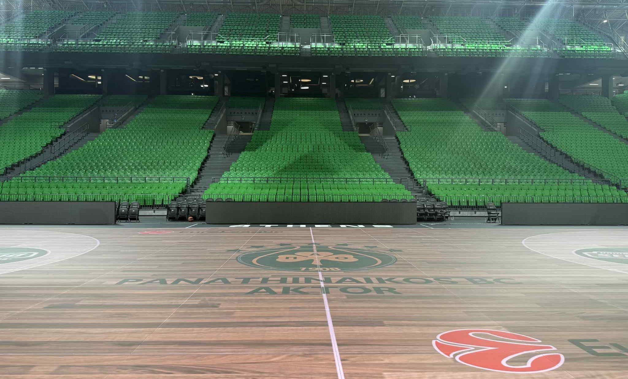 Ανανεωμένο το T-Center στην πρεμιέρα του Παναθηναϊκού με την Μπάγερν - Όλες οι αλλαγές (video)