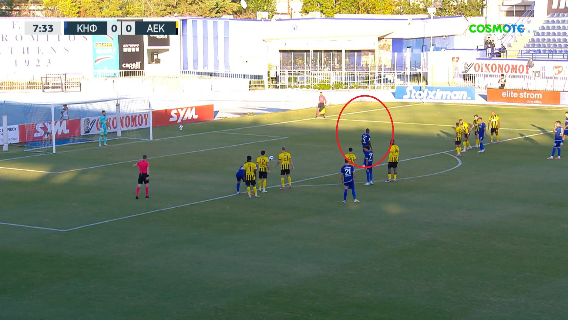 Δεν ξανάγινε: Ο Τεττέη κοιτούσε το... πλάγιο άουτ πριν την εκτέλεση του πέναλτι (video)