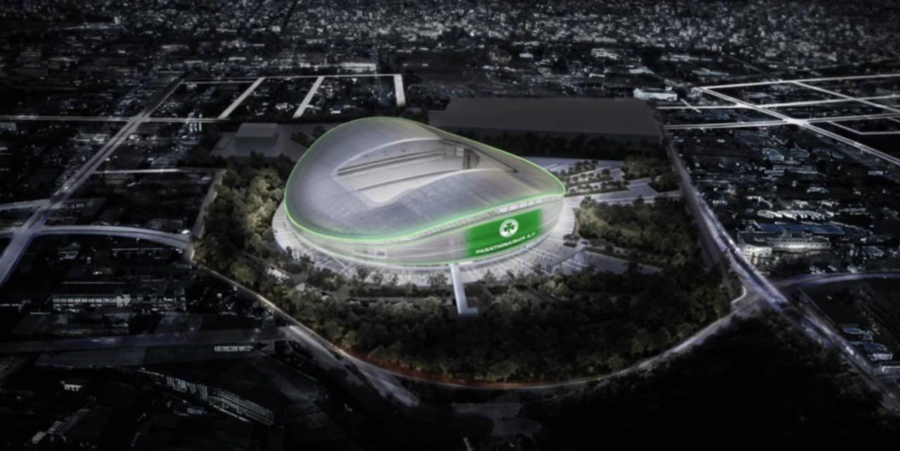 Βοτανικός by night: Η πρόταση για τον εξωτερικό φωτισμό του νέου γηπέδου του Παναθηναϊκού